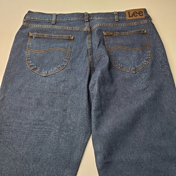 MENS LEE LEGENDARY RELAXED STRAIGHT JEAN:NIGHT SHADE Size 38x29 - Picture 9 of 11